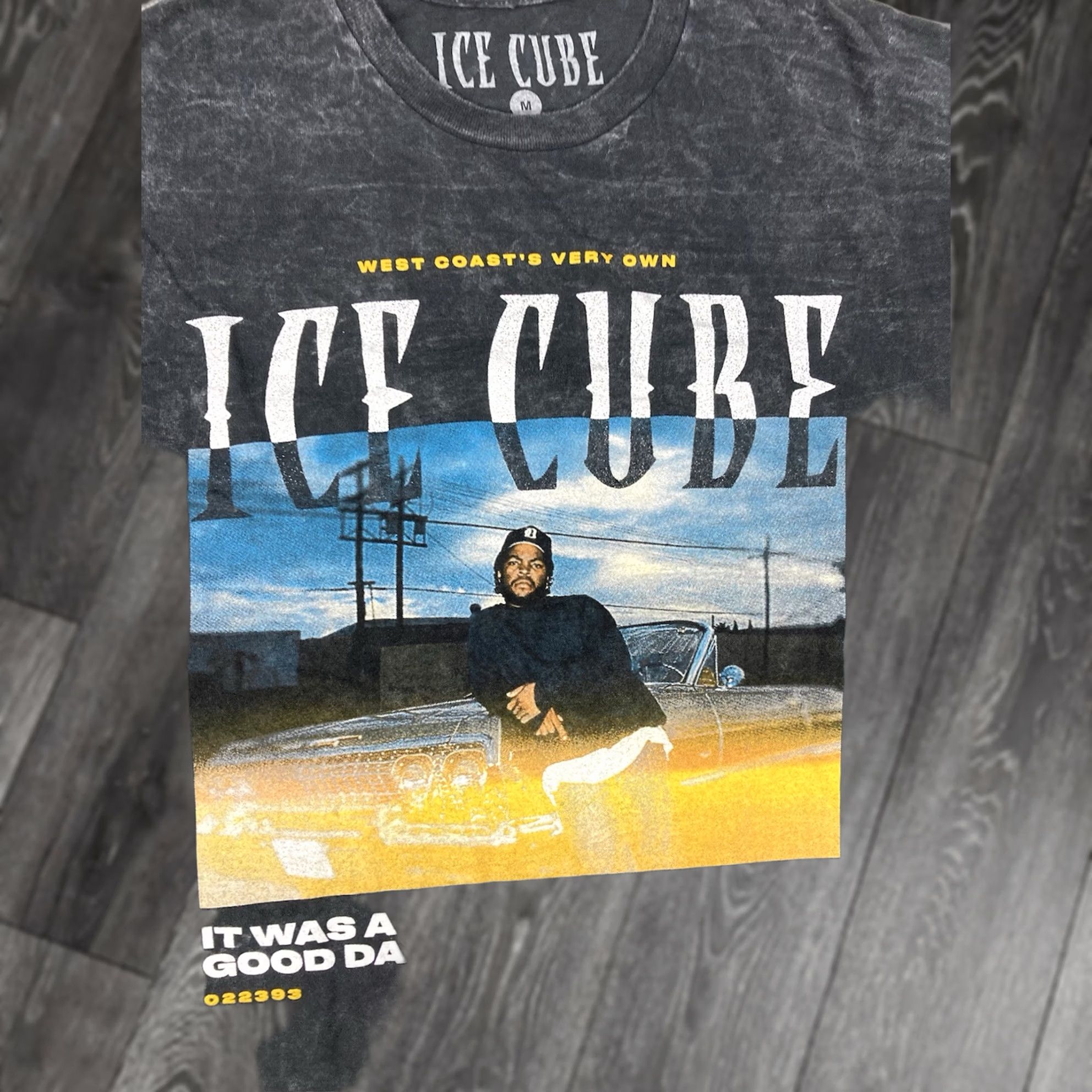Vintage Ice Cube T-Shirt Men Medium Black Graphic Short Sleeve Crew Neck Hip Hop Music Retro Logo Shirt Size US M / EU 48-50 / 2 - 1 Thumbnail
