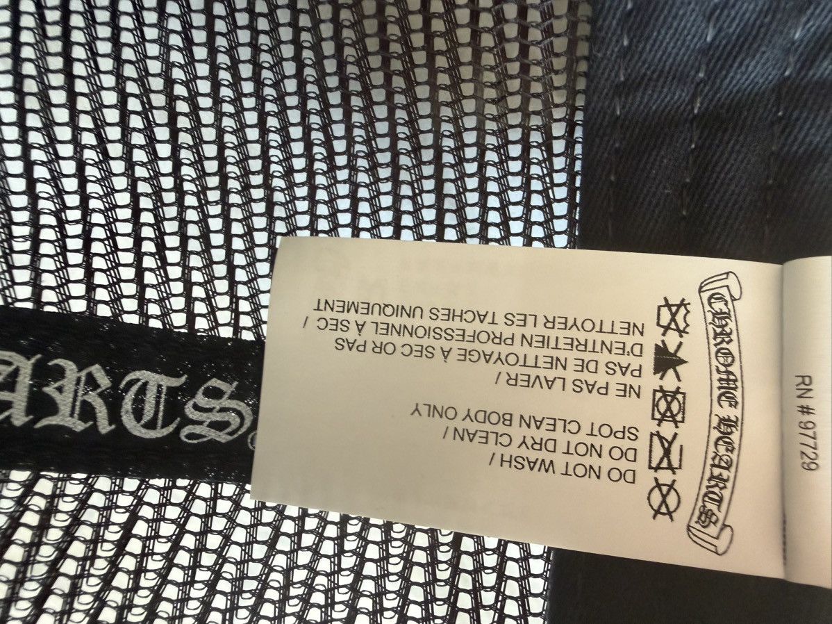 Chrome Hearts Chrome Hearts White Leather Patch Fuck Trucker Hat RARE Size ONE SIZE - 11 Thumbnail