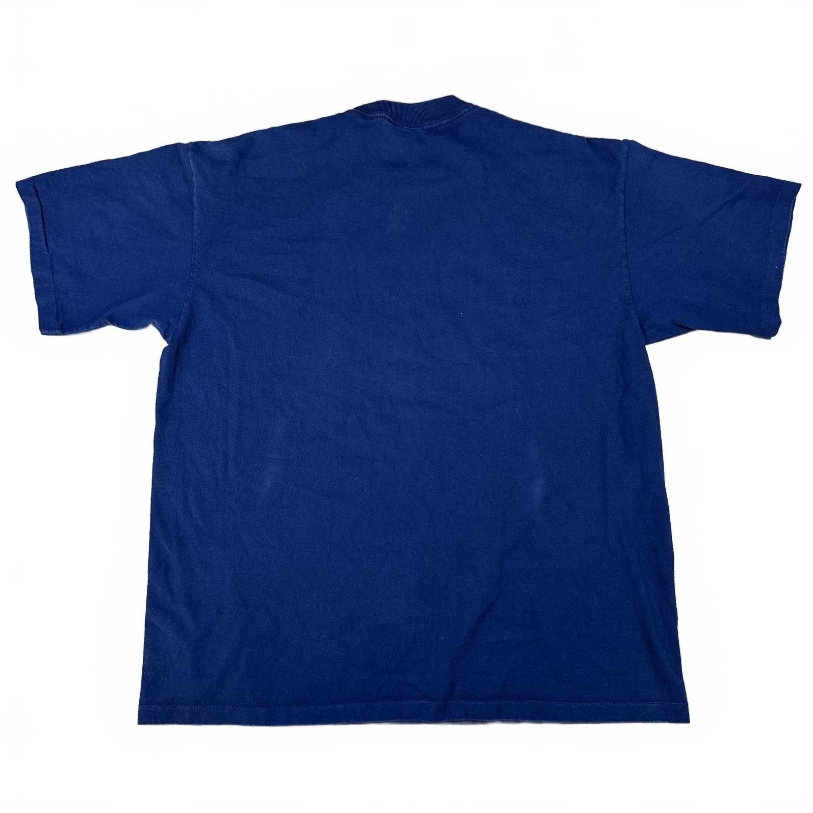 Nutmeg Nutmeg Men T-Shirt Large Navy Atlanta Braves Vintage Single Size US L / EU 52-54 / 3 - 2 Thumbnail