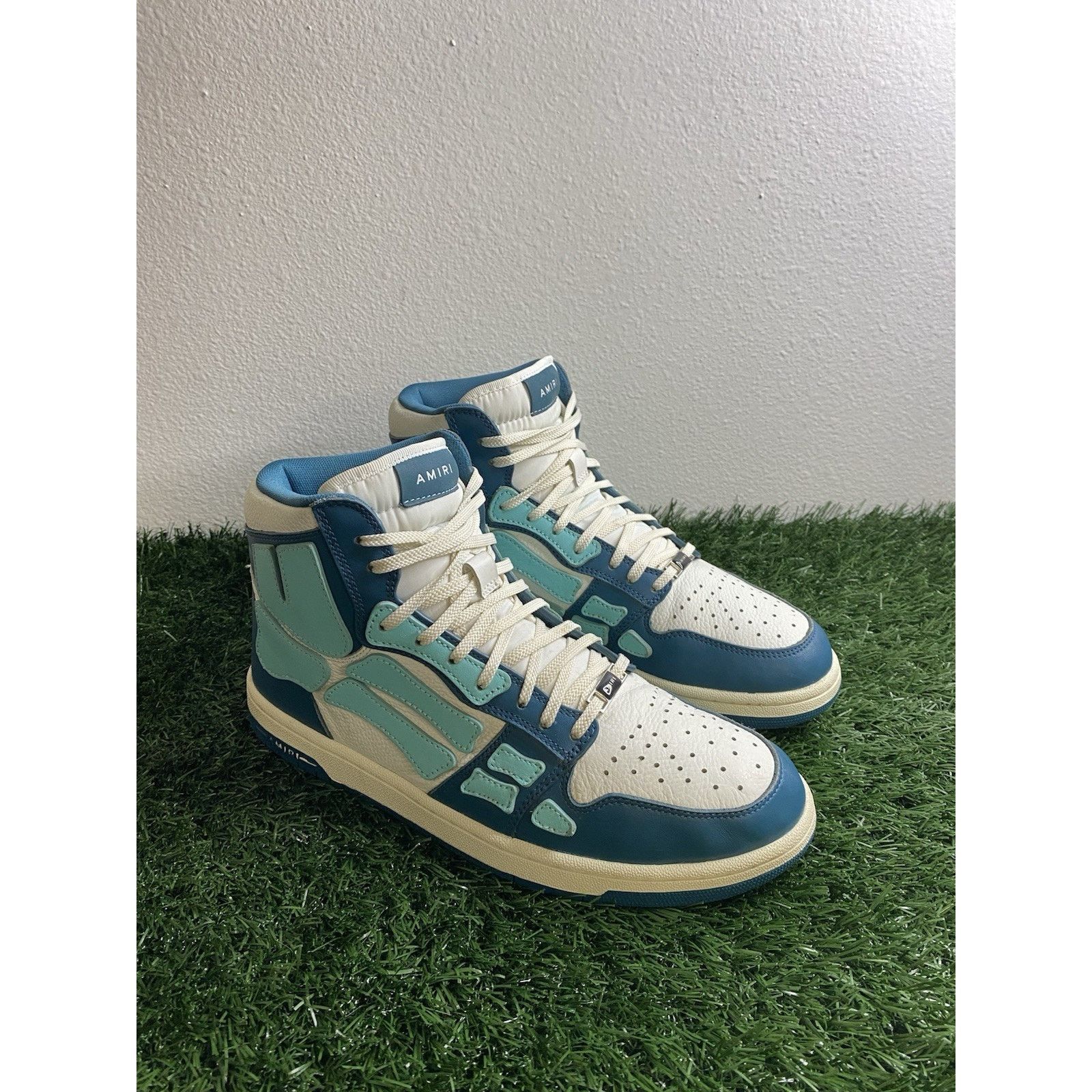 Amiri AMIRI Skel Top Hi ‘Slate Blue’ | Size 44 EU ( 11 US ) Size US 11 / EU 44 - 2 Thumbnail