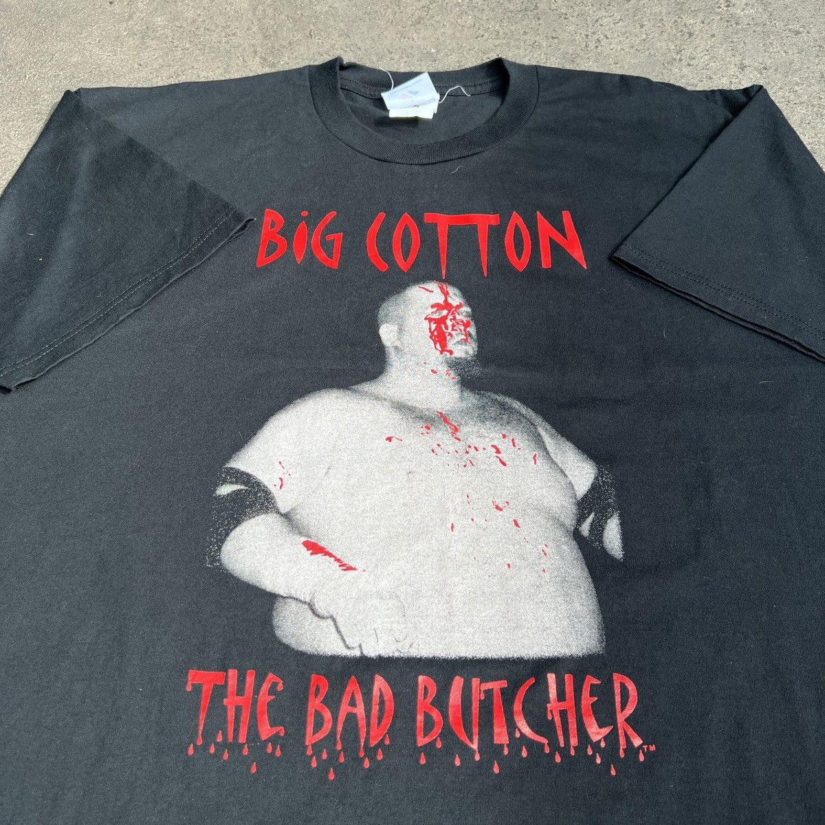 Other Vintage Y2K BIG COTTON THE BAD BUTCHER Promo Tee XL Graphic Size US XL / EU 56 / 4 - 3 Thumbnail