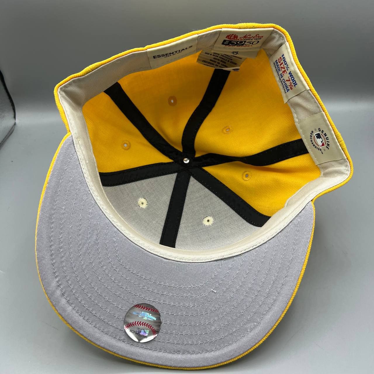 New Era Fear Of God 7 5/8 59Fifty New Era Hat Fitted Cap FOG Size ONE SIZE - 6 Thumbnail