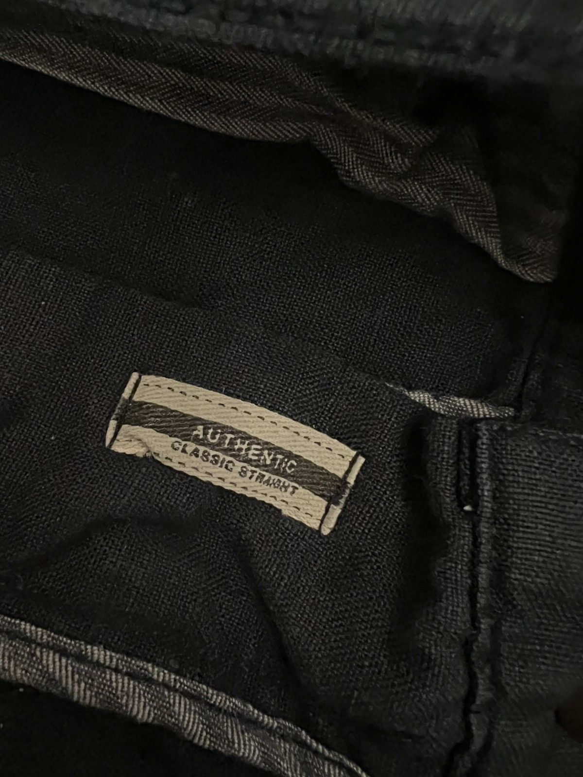 John Varvatos John Varvatos Classic Straight Fit Linen Pants in Navy Size US 33 - 9 Thumbnail