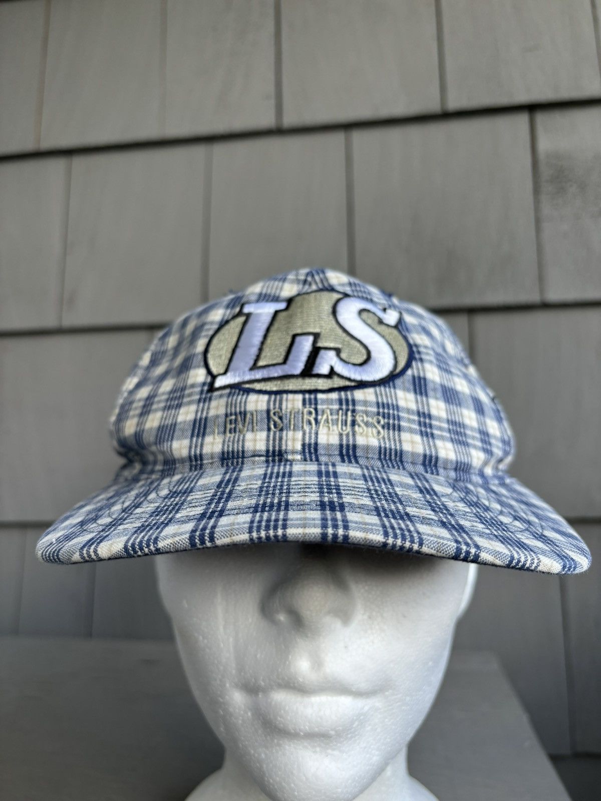 Levi's 1990s Levi's Cap 90s Vintage Plaid Baseball Hat Snapback Size ONE SIZE - 7 Thumbnail