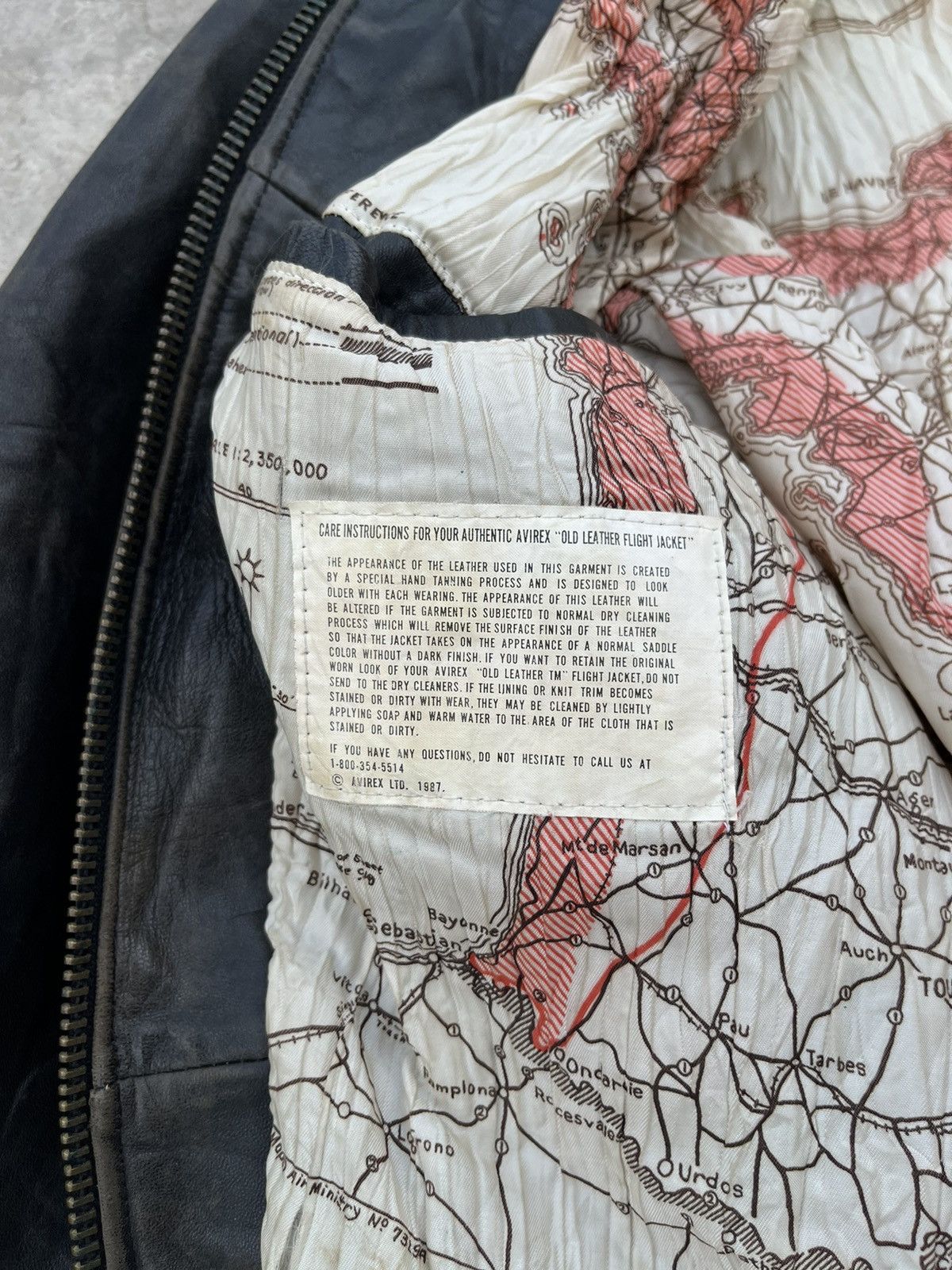 Avirex 1987 Avirex 'Sack Time' Hand Painted Pin Up Leather Jacket Size US S / EU 44-46 / 1 - 9 Thumbnail