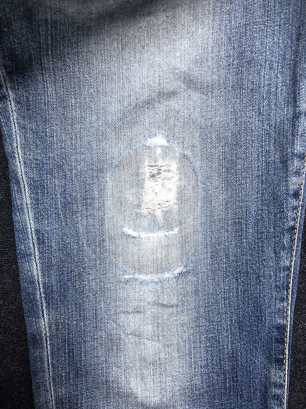Edwin Vintage Japanese BlueTrip Edwin 503 Distressed Jeans Size US 34 / EU 50 - 17 Thumbnail