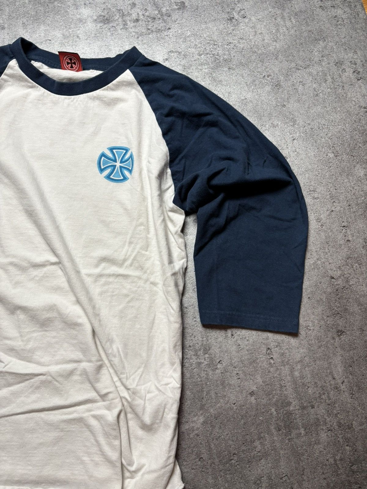 Independent Truck Co. × Vintage Vintage Independent y2k big logo 3/4 sleeve tee 90’s Size US M / EU 48-50 / 2 - 4 Thumbnail