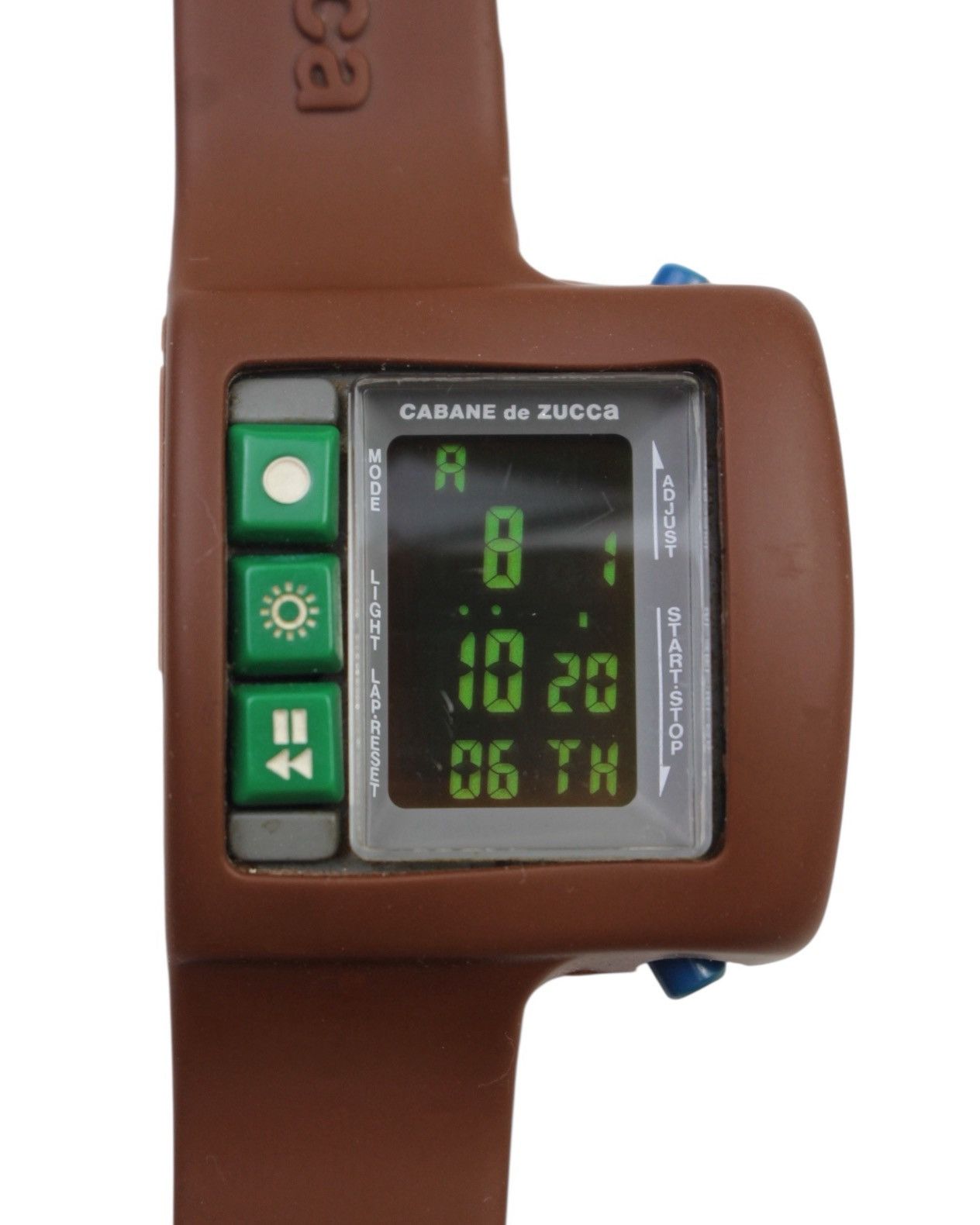 Issey Miyake × Seiko 1997 CABANE DE ZUCCA SEIKO LE CHOCOLAT DIGITAL WATCH Size ONE SIZE - 2 Thumbnail