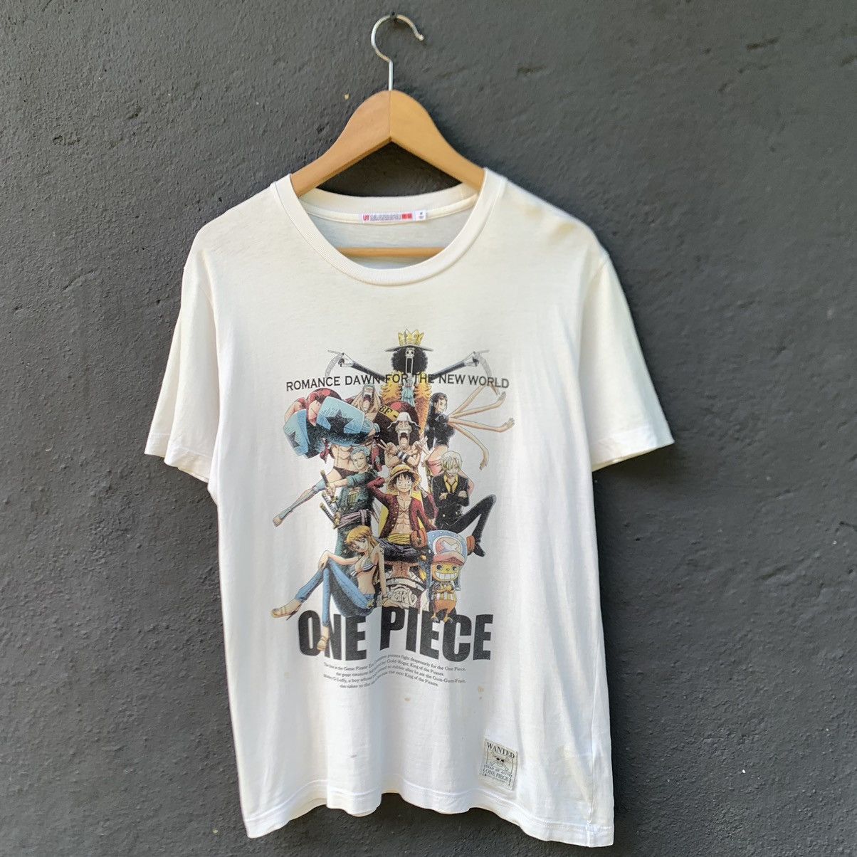 Thrashed One Piece Anima x Uniqlo Japanese Brand Tee