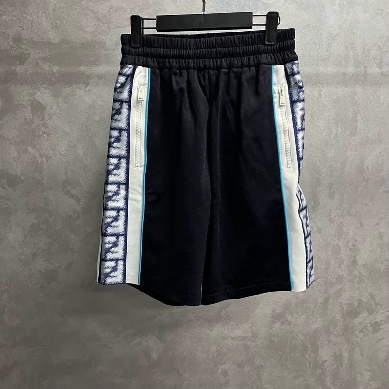 Fendi Fendi Black Side Stripe Casual Shorts Size US 26 / EU 42 - 1 Thumbnail