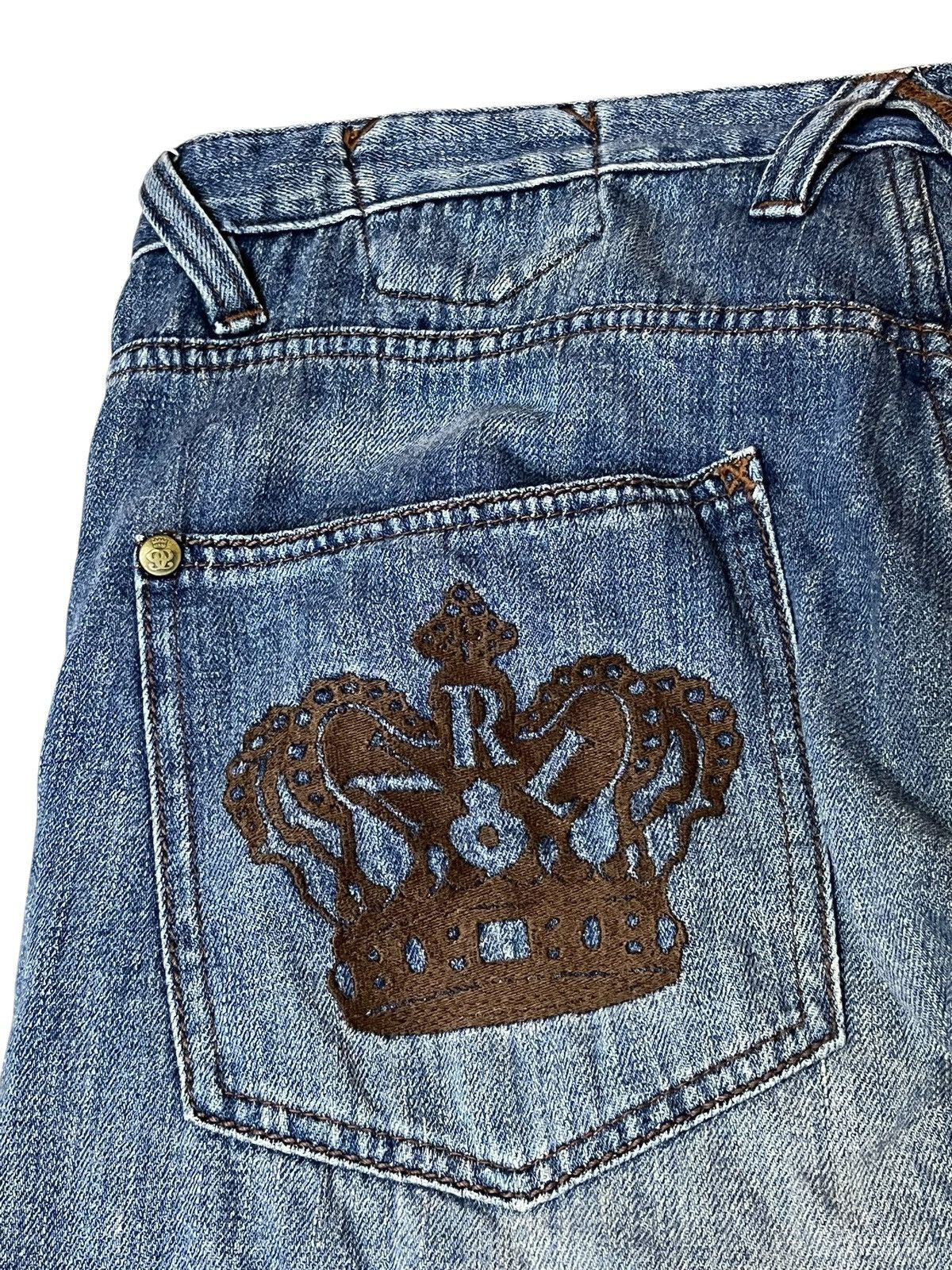 Japanese Brand Japanese streetwear NINE RULAZ LINE NRL distressed jeans Size US 36 / EU 52 - 12 Thumbnail