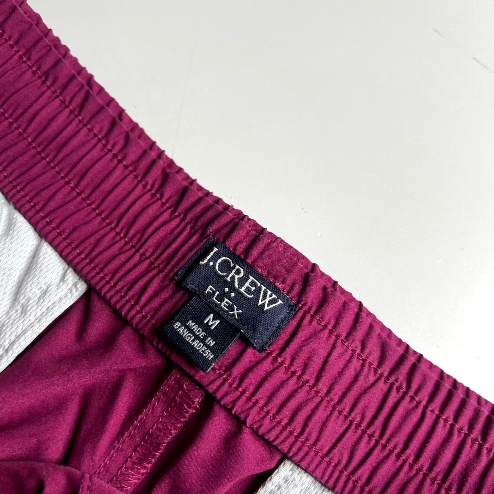 J.Crew J.Crew Flex Shorts Mens Medium Purple Elastic Waist Drawstring Size US 31 - 5 Thumbnail