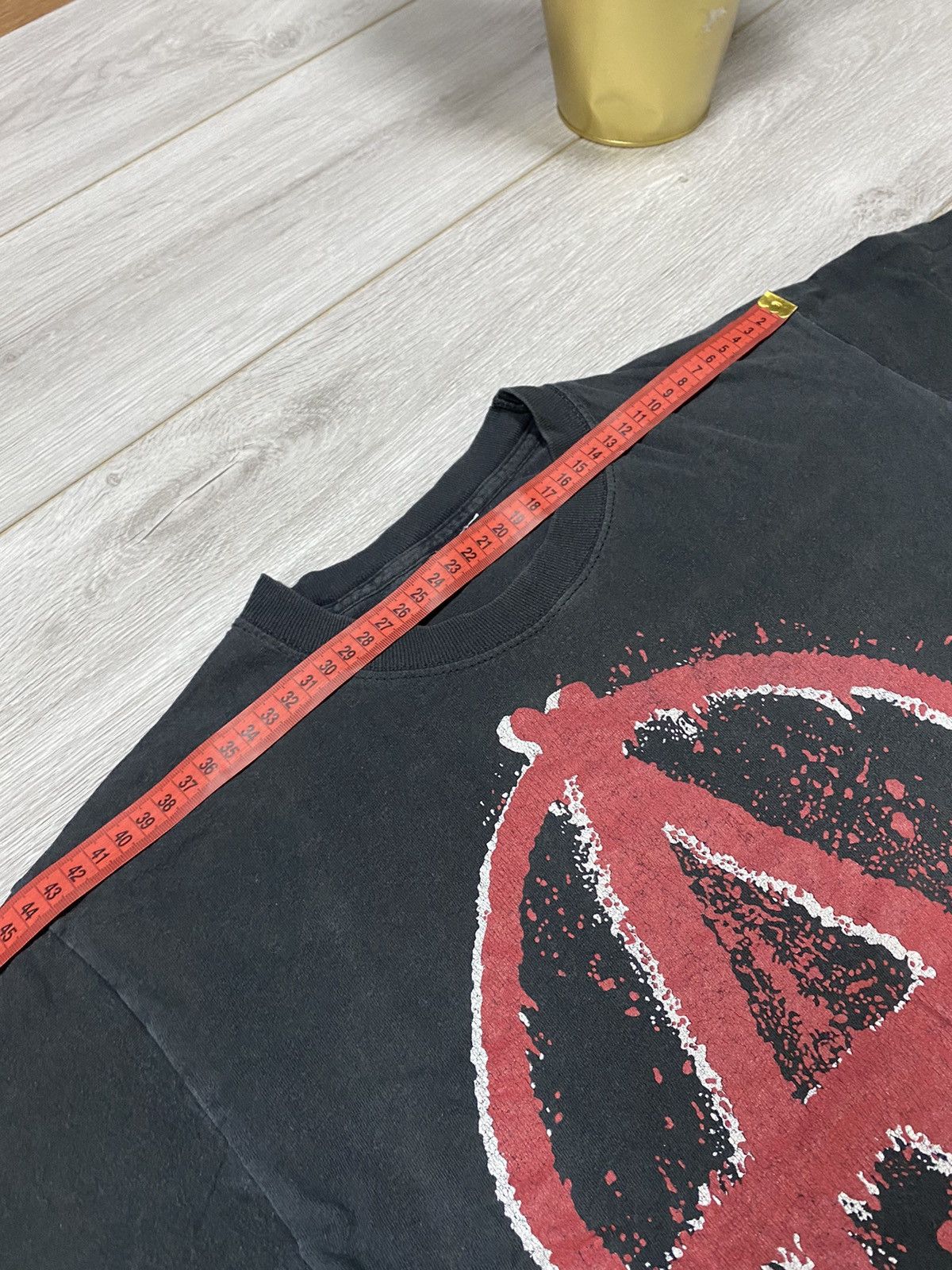 Vintage Anarchy will beat graphic tee vintage big print t-shirt Size US M / EU 48-50 / 2 - 11 Thumbnail