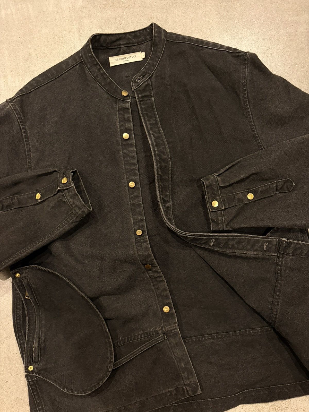 Mr. Completely MR COMPLETELY Washed Canvas Utility Jacket Size US L / EU 52-54 / 3 - 8 Thumbnail