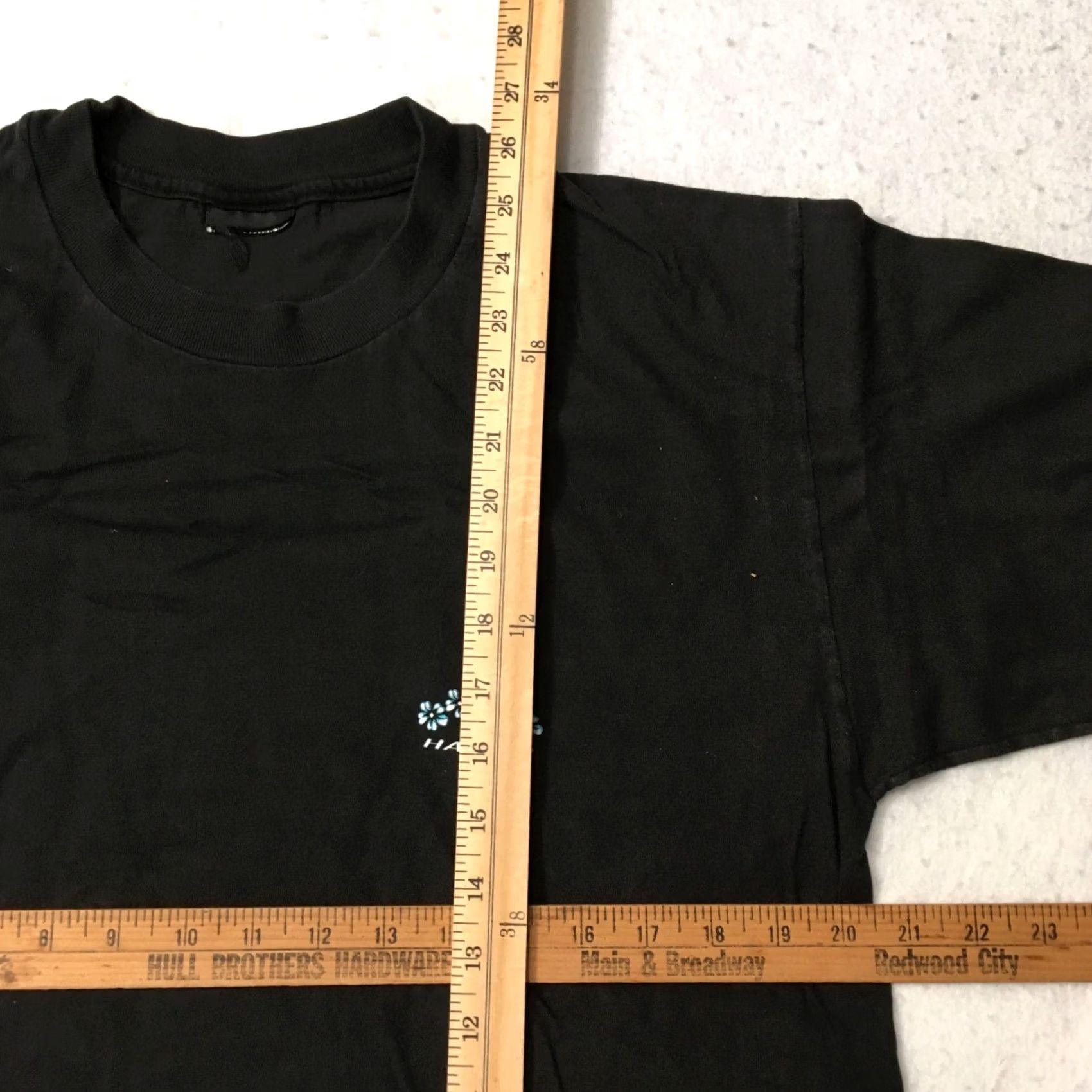 Vintage island motion Shirt Mens XL Black Graphic Crew Neck Short Sleeve Hawaii Size US XL / EU 56 / 4 - 4 Thumbnail