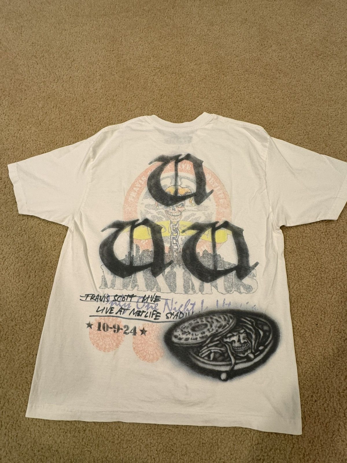 Travis Scott TRAVIS SCOTT METLIFE UTOPIA TOUR TEE Size US L / EU 52-54 / 3 - 2 Thumbnail