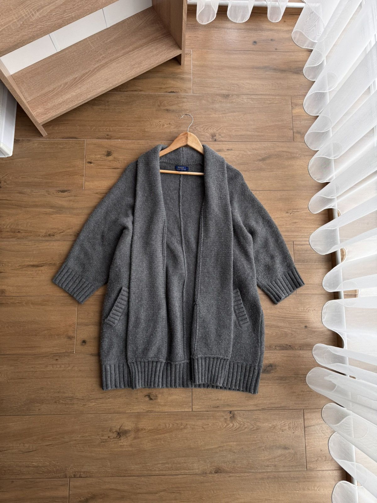 Polo Ralph Lauren × Vintage Vintage Polo Ralph Lauren Merino Wool Heavyweight Poncho Size US L / EU 52-54 / 3 - 6 Thumbnail