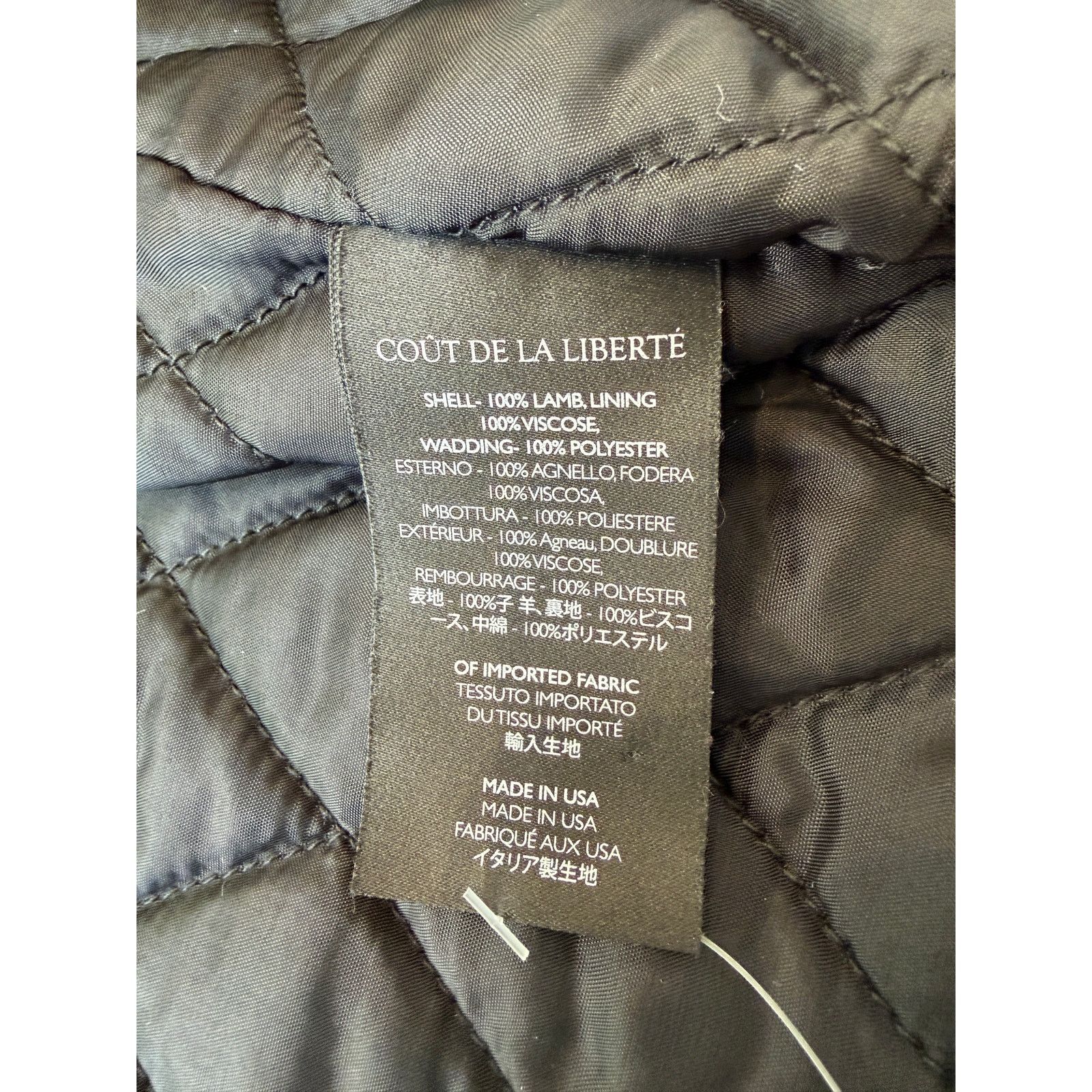 Cout de la Liberte Cout De La Liberte Van/Quilted Leather Moto Jacket Size US S / EU 44-46 / 1 - 7 Thumbnail