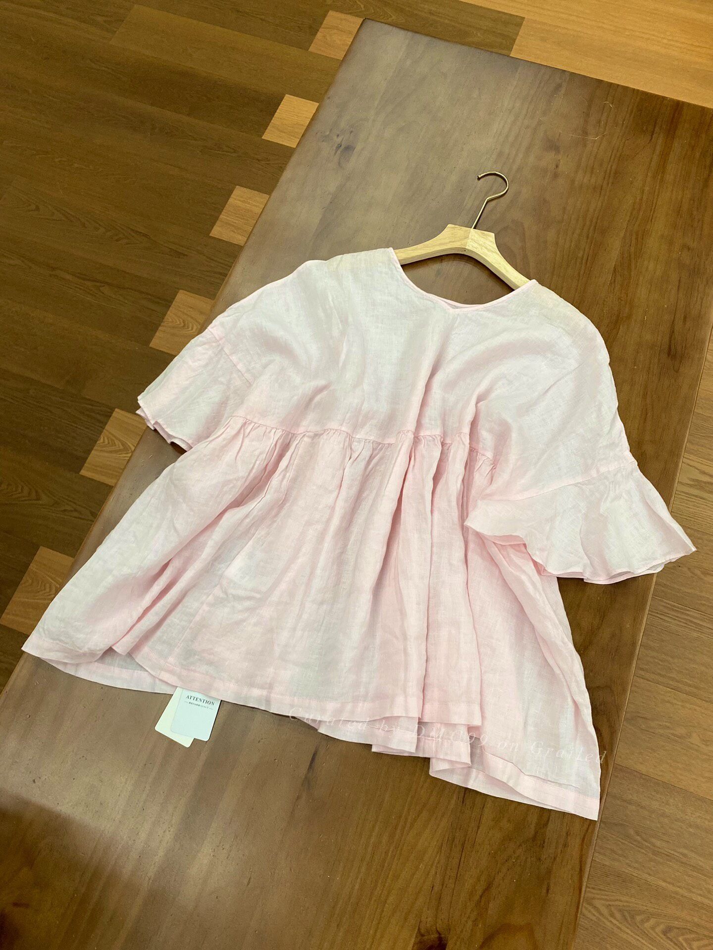 Journal Standard Journal Standard Luxe Pink Linen Blouse Size M / US 6-8 / IT 42-44 - 1 Thumbnail