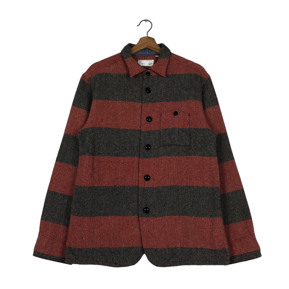 45rpm 🔥Vintage Chore Hickory Jacket Choloro Japan Made Size US M / EU 48-50 / 2 - 1 Thumbnail