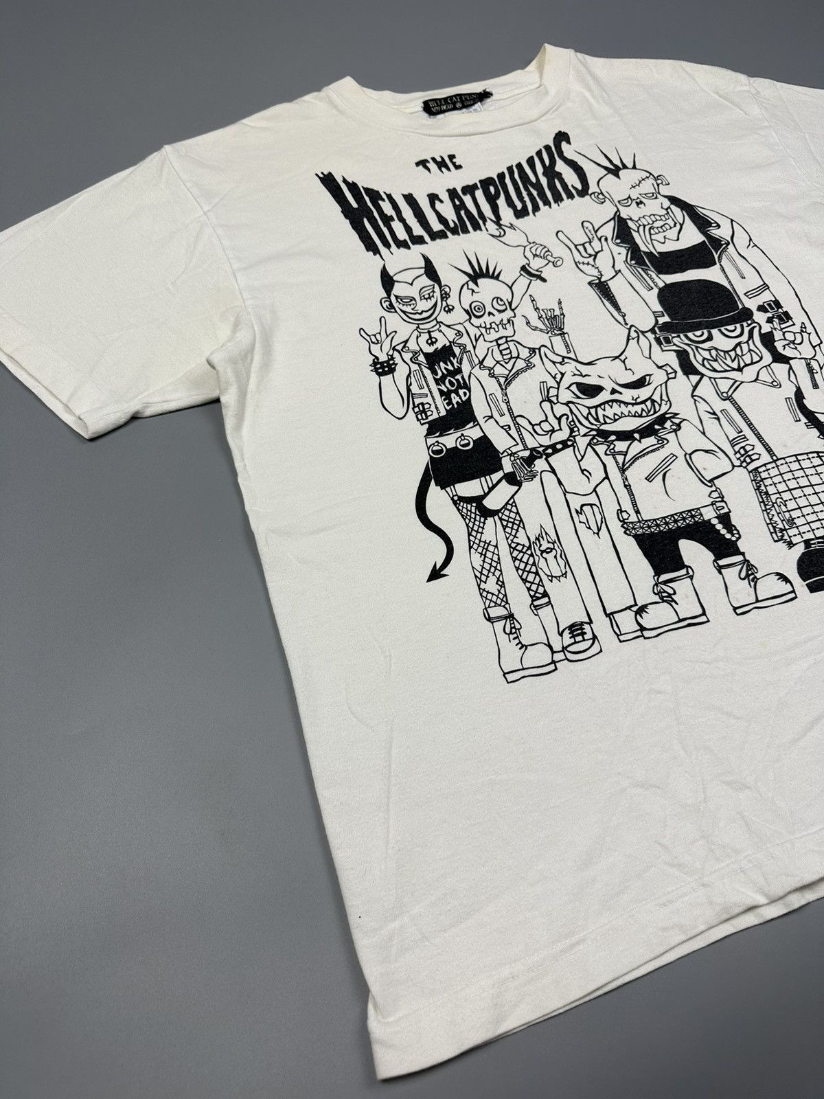 Japanese Brand × Seditionaries Vintage Hell Cat Punks Not Dead Zombie Punkers Tee Size US M / EU 48-50 / 2 - 3 Thumbnail