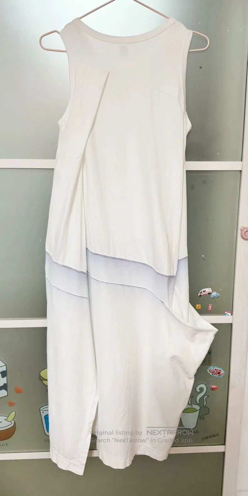 Yohji Yamamoto Yohji Yamamoto Y's White Dyed Dress Size US 28 / EU 44 - 2 Thumbnail