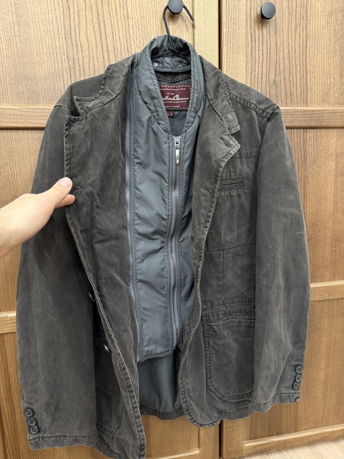 Marlboro Classics Marlboro Classics Gray Green Coat Jacket Size US M / EU 48-50 / 2 - 11 Thumbnail