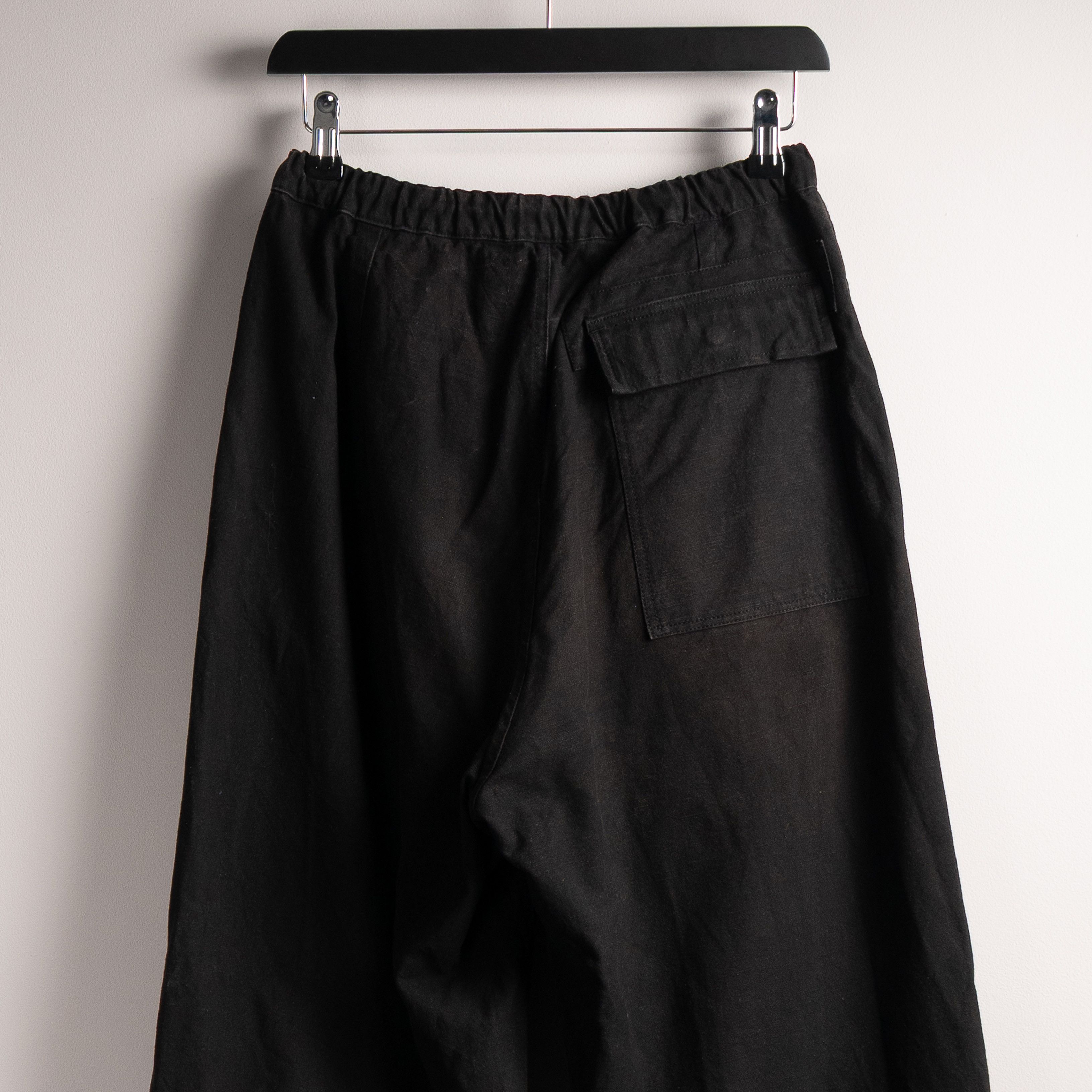 Story Mfg. Story MFG Paco Pants Black Slub Size US 28 / EU 44 - 6 Thumbnail