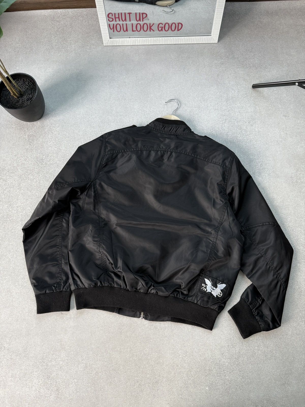 Diesel Vintage Diesel Bomber Jacket Nylon Logo Y2K Military Style Size US M / EU 48-50 / 2 - 10 Thumbnail