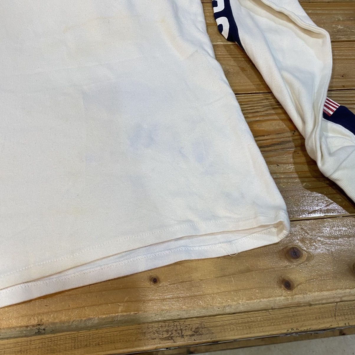 Polo Ralph Lauren × Ralph Lauren × Vintage VINTAGE POLO SPORT SIDE TAPE HALF ZIP SWEATER Size US S / EU 44-46 / 1 - 15 Thumbnail