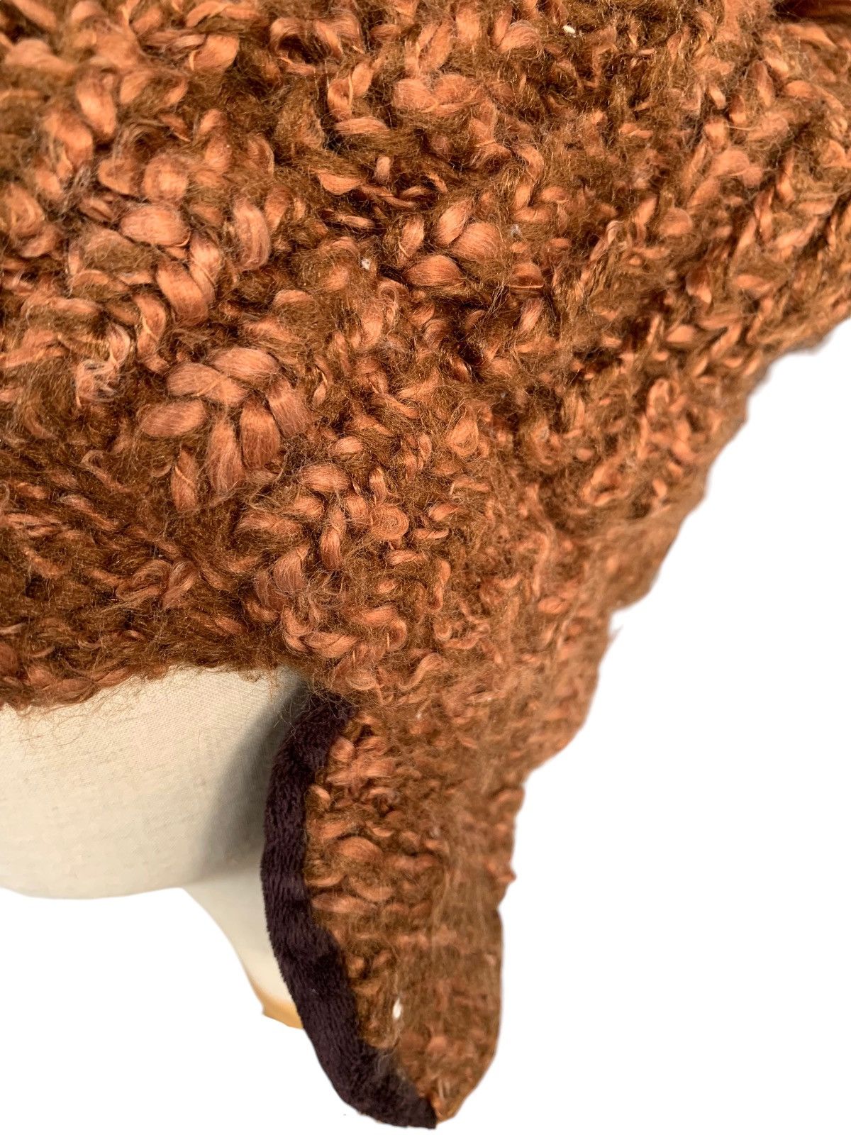 Japanese Brand Knitted Wool Earflap Hairy Rare Beanie Hats Size ONE SIZE - 7 Thumbnail