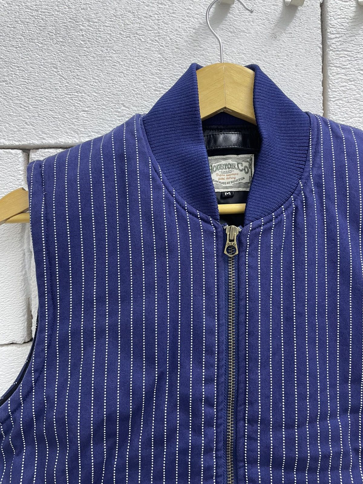 Japanese Brand Houston Japan Indigo Wabash Vest Size US M / EU 48-50 / 2 - 2 Thumbnail