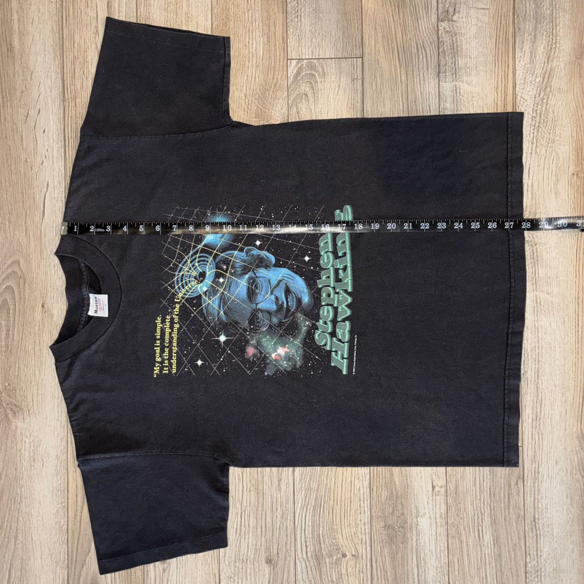 Other 90s Stephen Hawking space tee shirt Size US L / EU 52-54 / 3 - 6 Thumbnail
