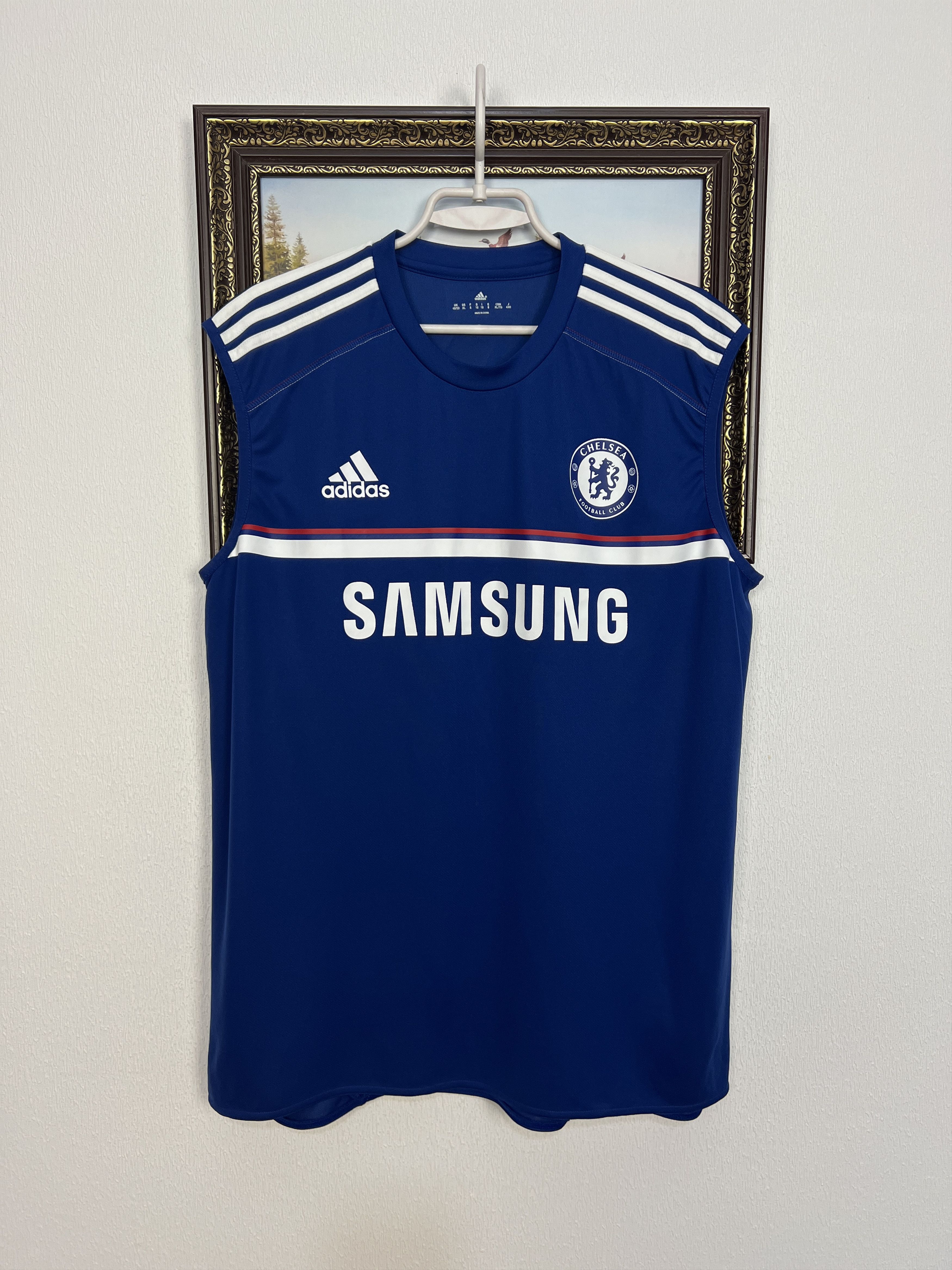Vintage Chelsea Football Train Vest Shirt Soccer Jersey