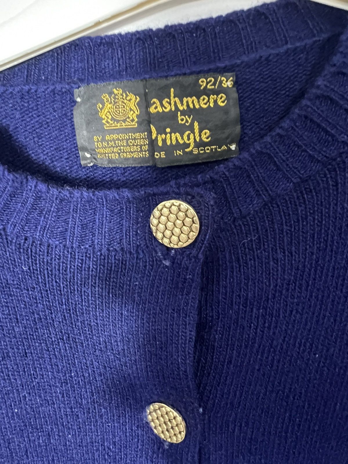 Pringle Of Scotland Vintage luxury Pringle Of Scotland Cashmere Sweater Cardigan Size S / US 4 / IT 40 - 5 Thumbnail