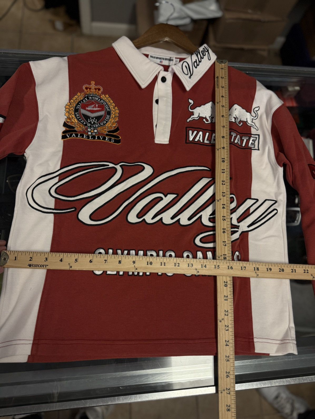 Vale Valley Olympic Rugby Long Sleeve Shirt Size Small (NEW) Size US S / EU 44-46 / 1 - 6 Thumbnail