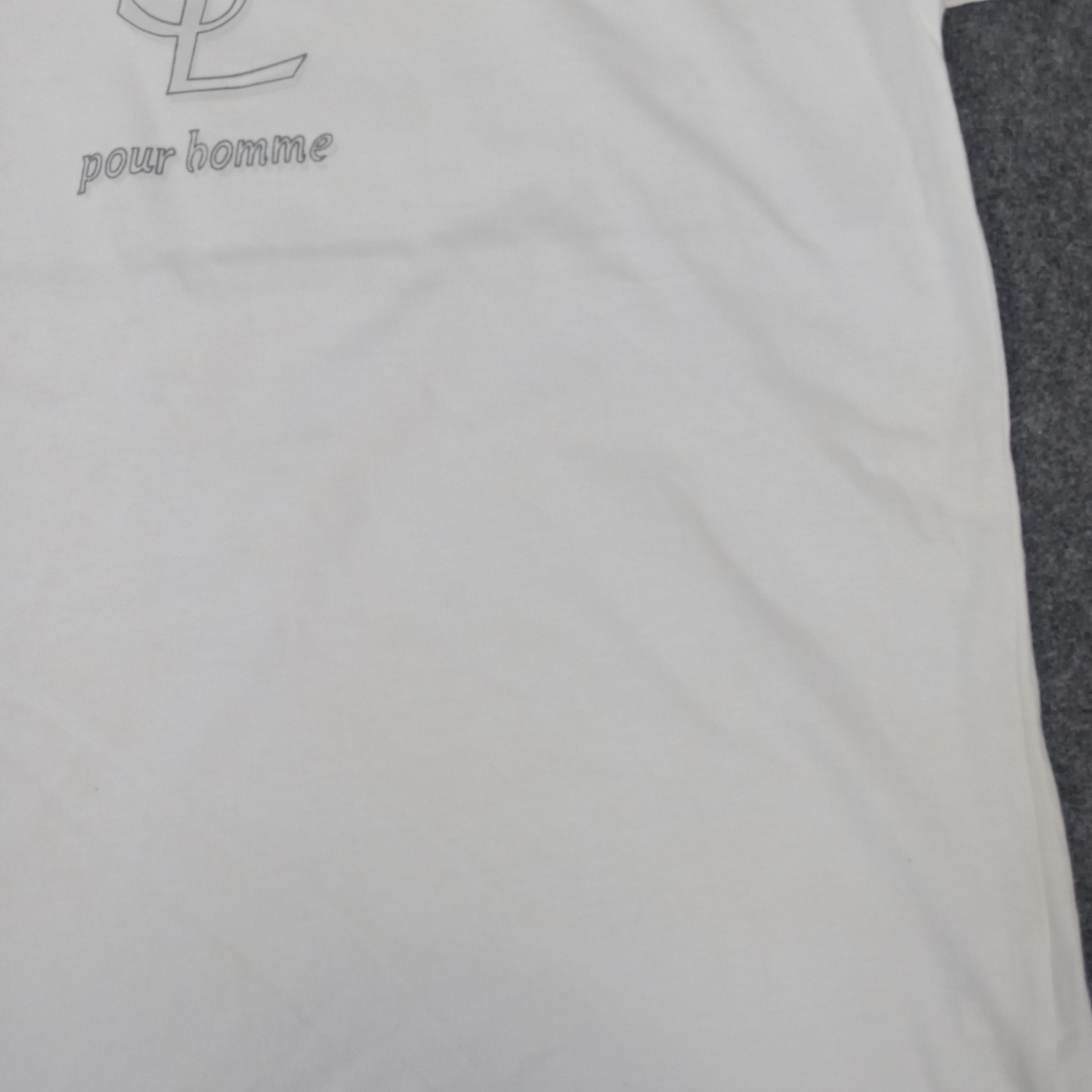 Vintage Yves Saint Laurent Italian Brand Center Logo Tshirt Size US M / EU 48-50 / 2 - 4 Thumbnail