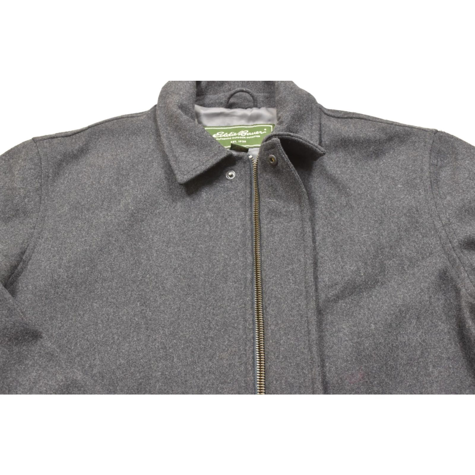 Eddie Bauer Eddie Bauer Mens XL Tall Gray Wool Blend Full Zip Field Jacket Peacoat Jacket Mens XL Gray Wool Blend Full Zip Peacoat Size US XL / EU 56 / 4 - 7 Thumbnail