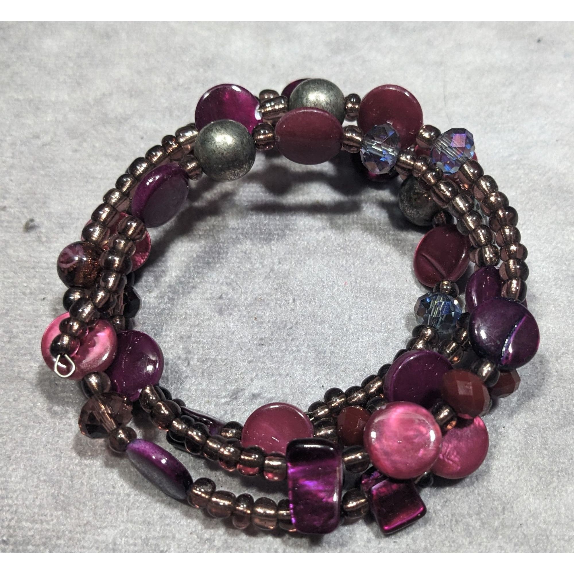 Other Whimsical Mermaidcore Purple And Silver Tone Shell And Glass Size ONE SIZE - 6 Thumbnail