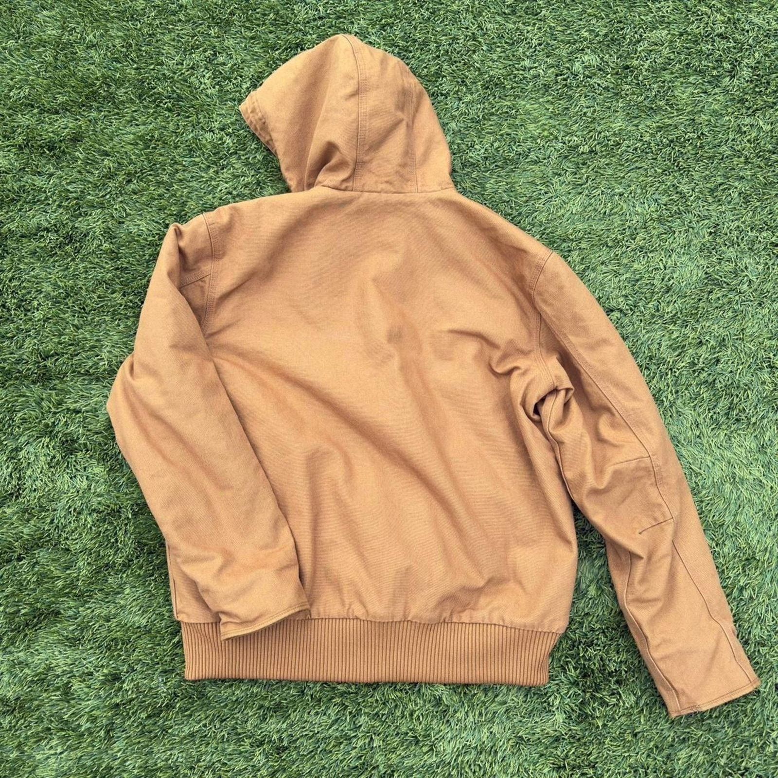 Carhartt Vintage Carhartt Detroit Jacket Brown Zipup Size L Size US L / EU 52-54 / 3 - 3 Thumbnail