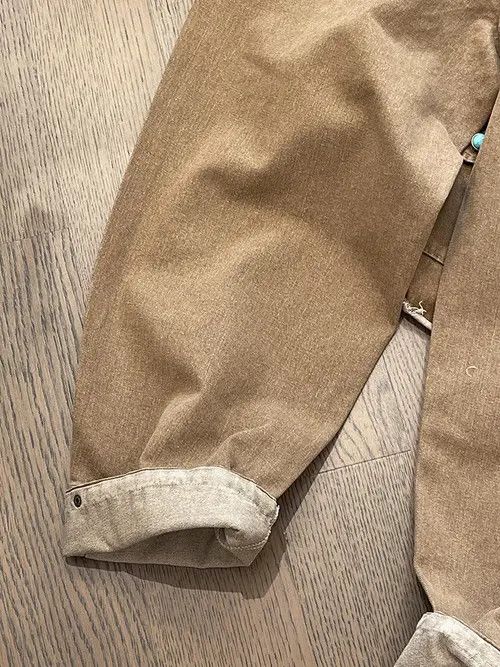 VIBE Brown Baggy Cuffed Denim Jeans Size US 32 / EU 48 - 4 Thumbnail