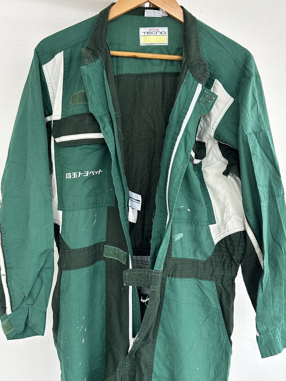 Vintage Toyopet Toyota Techno Vintage Coverall Japan Green Size US 34 / EU 50 - 5 Thumbnail