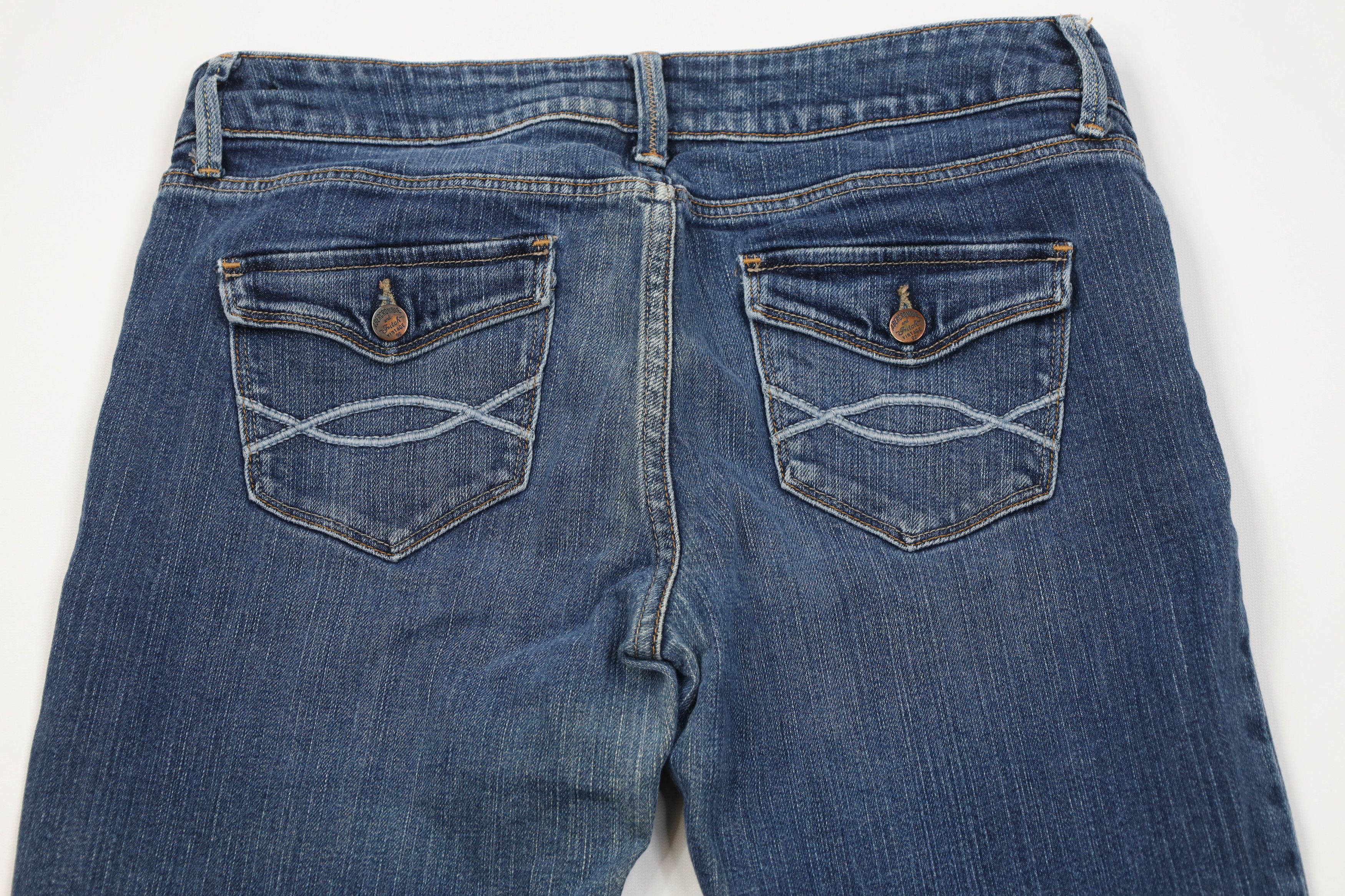 Abercrombie & Fitch Vintage 90s Y2K Abercrombie & Fitch Babydoll Wide Leg Jeans Size 28" / US 6 / IT 42 - 11 Thumbnail