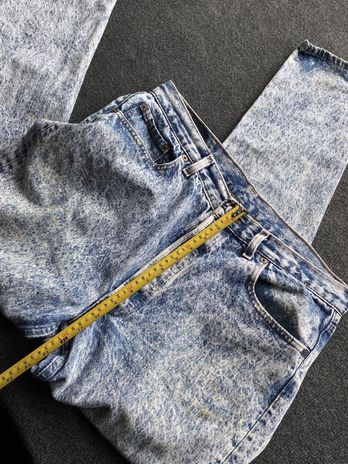 Levi's Vintage Clothing 🔥Vntg Lvc Levis 501 cow pattern washed jeans rare Size US 36 / EU 52 - 7 Thumbnail