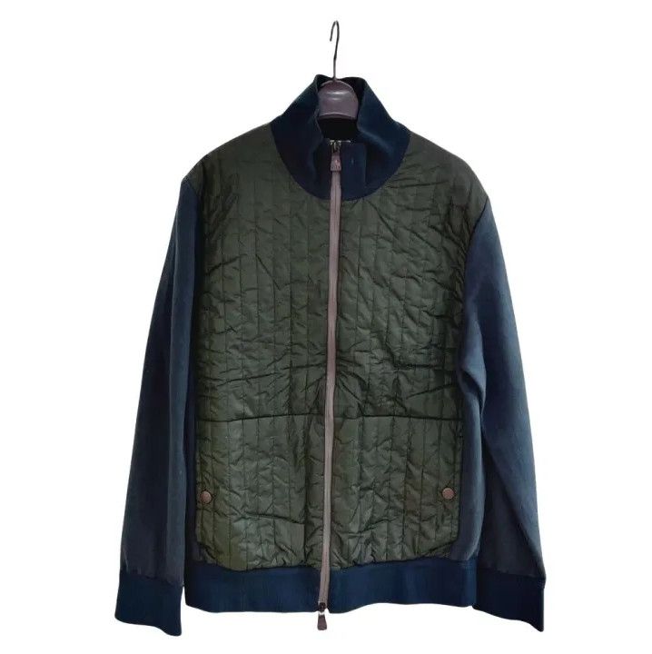 Moncler Moncler Men's Green Zip Long-Sleeve Jacket Size US XL / EU 56 / 4 - 1 Thumbnail