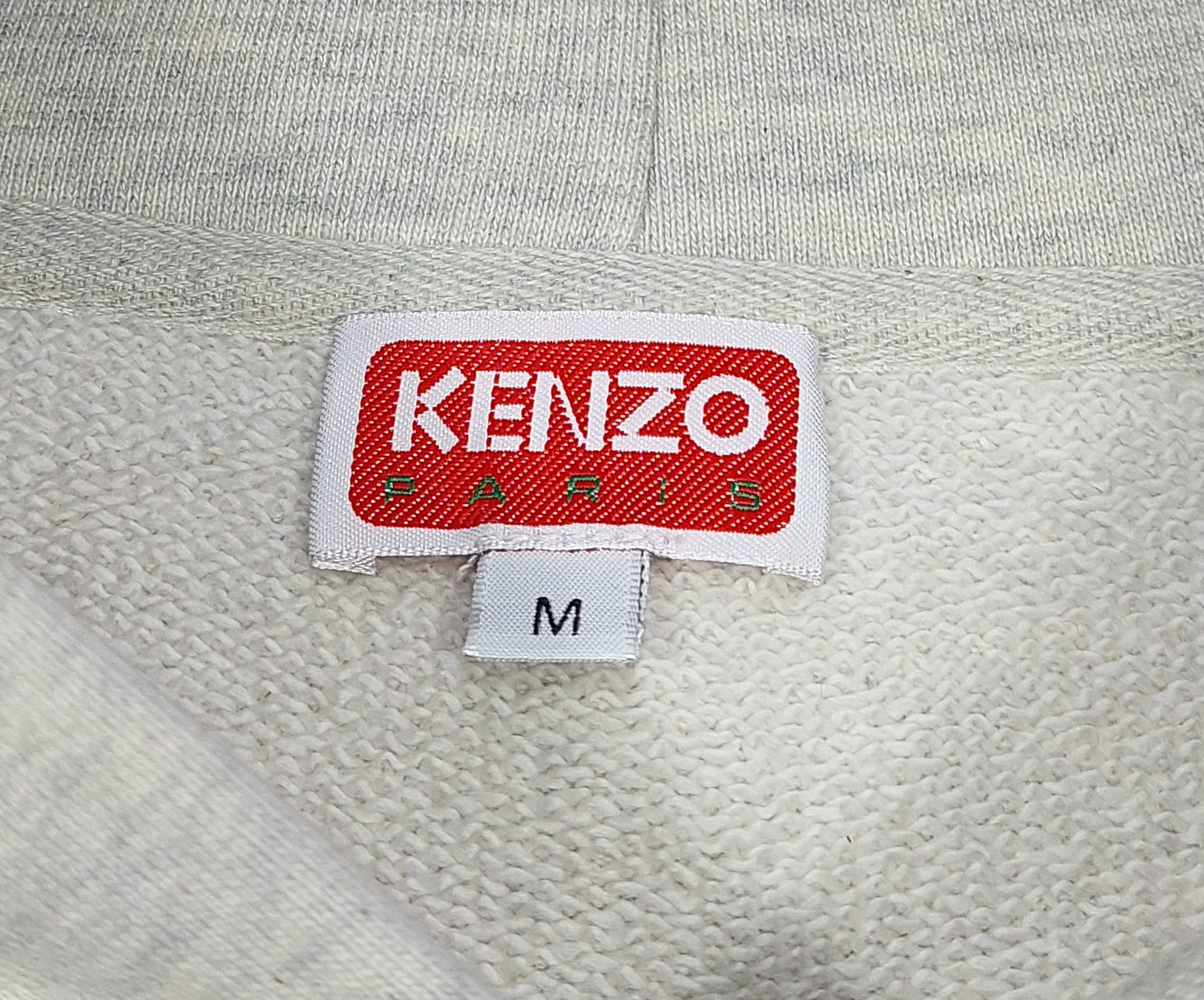 Kenzo lucky tiger hoodie - grey M Size US M / EU 48-50 / 2 - 3 Thumbnail