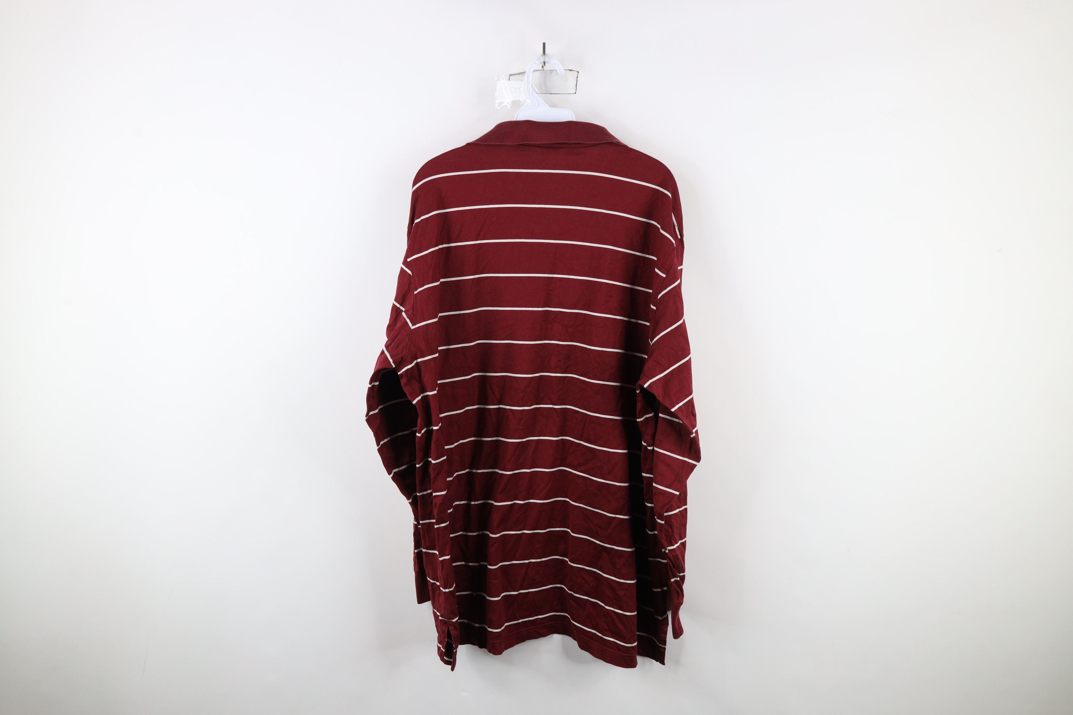 Vintage Vintage 90s Streetwear Pima Cotton Long Sleeve Polo Shirt Size US XL / EU 56 / 4 - 10 Thumbnail