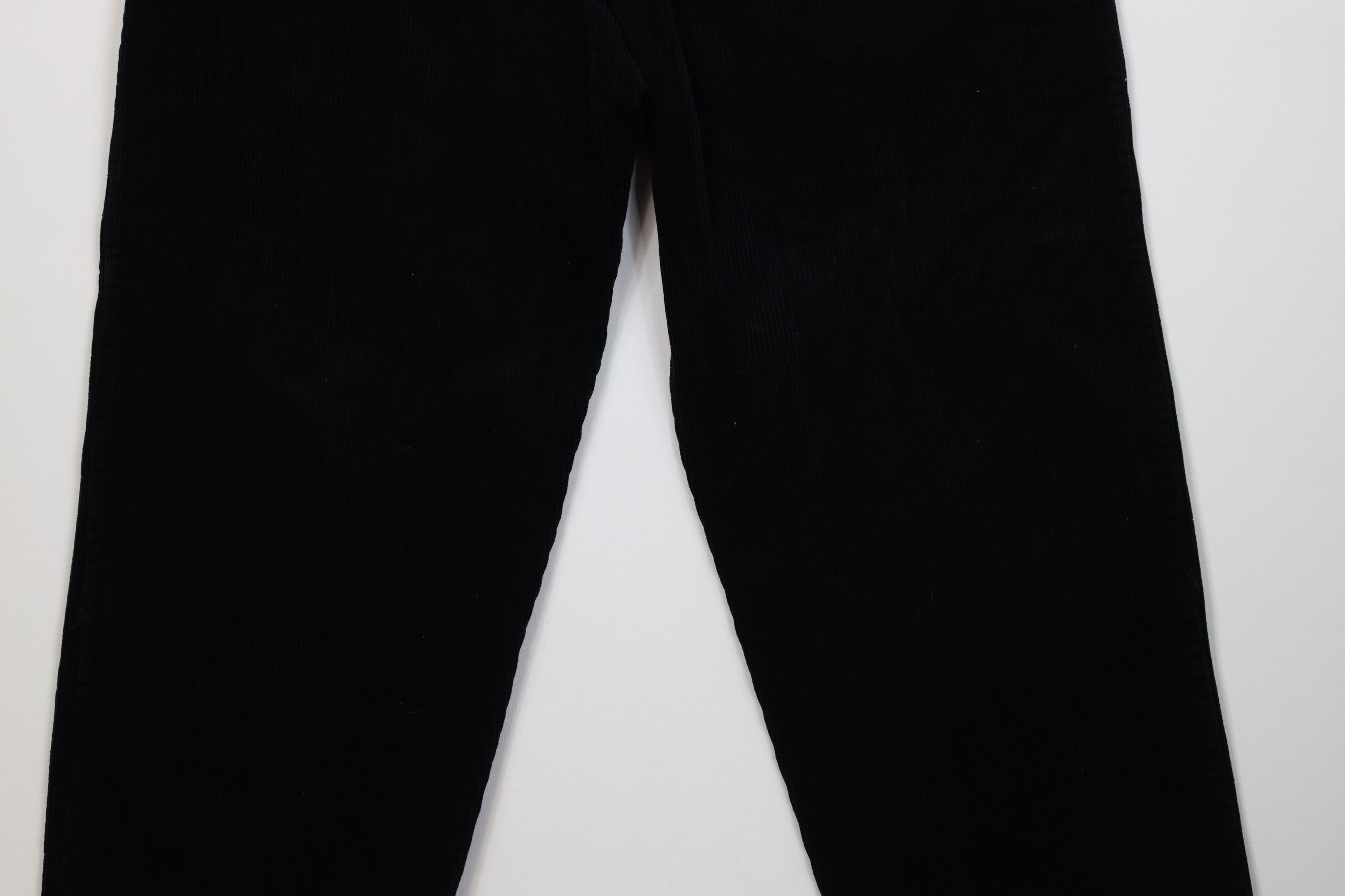 Vintage Vintage 90s Streetwear Wide Leg Corduroy Chino Pants Black Size US 36 / EU 52 - 12 Thumbnail