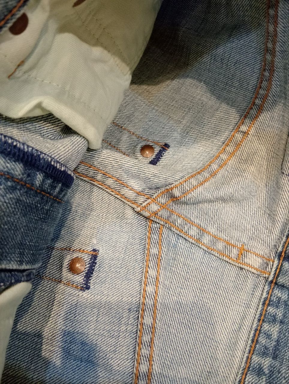Levi's Vintage Clothing LEVI'S VINTAGE 502XX CAPITAL E SELVEDGE DENIM PANTS Size US 29 - 9 Thumbnail