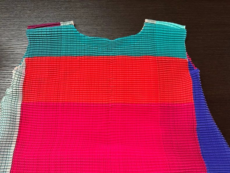 Issey Miyake Issey Miyake size:2 Mainline color block dress Size XS / US 0-2 / IT 36-38 - 2 Thumbnail
